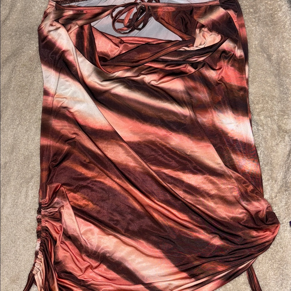 PrettyLittleThing Multicolor Striped Dress - Picture 6 of 6